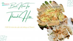 Bánh khoái tép Thanh Hóa - Món ăn vặt nổi tiếng xứ Thanh