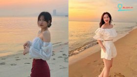 Đi biển mùa đông mặc gì? cách phối đồ đi biển Thu Đông